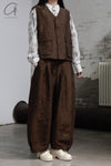 Aviva Jifei Xue single buckle vest SS23-SBCV-ACP bronze color PAJX3